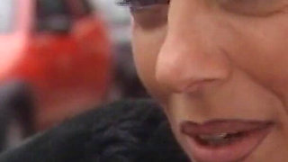 German MILF Bitch Takes Cum on Her Face