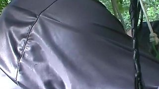 BDSM - Slave Girl Gets Humiliated, Whipped, and Fucked in Chains