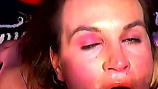Ggg - Creampie Luisa Swallows the Cum of a Group of Men!