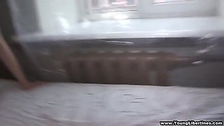 Dila Enjoying Creamy Male Stick - Russian Teen 18+