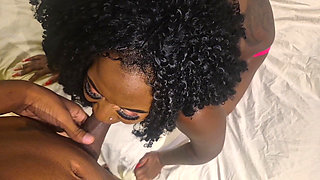 Hot Black Woman Waited for Her Lover at the Motel to Give Her Ass and Without a Condom