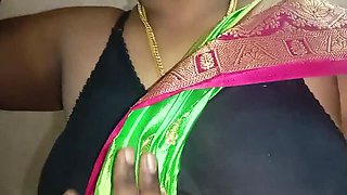 Tamil Anti Uma235 Fucks Ex's Hot Mom in Saree - Big Natural Tits & Tight Pussy