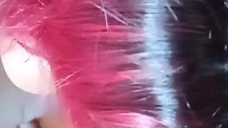 MILF with Sunglasses Gives a Blowjob with a POV Facial