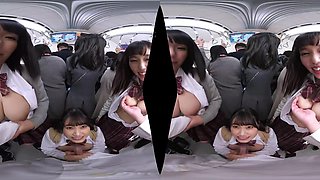 Busty Girls on a Crowded Train - NATURALHIGH