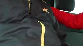 Sexy Milf had sex in the car with a big dick and does cumshot