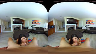 Seducing My Boyfriend's Stepdad - Big Tits Amateur Brunette