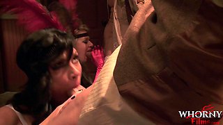 WHORNYFILMS Gang Hump Softcore Honeys Fellate And Pummel Sex