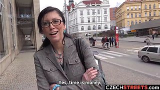 Czech MILF Secretary Picked up and Fucked
