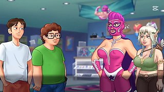 Hot kissing sex, masturbation, hj