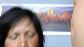 Mature German BBW Milf seduced into sex