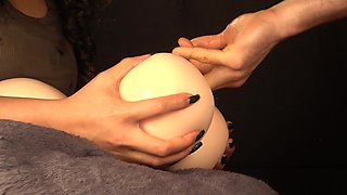 I Hold This Petite Doll for Him to Enjoy Fucking This Tight Pussy. Full Video. Xattlalust.