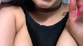 Close up cock jerking solo
