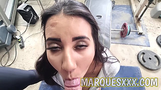 Hardcore Anal Workout with Natty Hot at the Gym