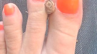 A Magical Star Using My Flexible Toes;)