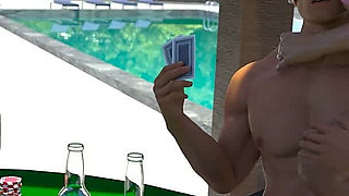 My Italian Hot Wife: Husband Plays Poker with His Friends While His Hot Wife Parades Around Them in Bikini - Episode 15