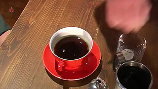 Sibylle - the Sexy Waitress Fails at Work and Is Punished for It in a Humiliating Way