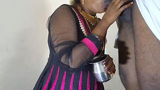 Tamil Housewife Seduced By Indian Milk Man - Hardcore Fuck & Blowjob