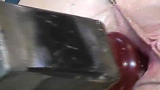 Far Spread Pussy Fucked by Machine 328 E