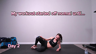 I Had to Strip During My Workout Because It's Too Hot