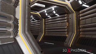 Hardcore action with inveigling fancy woman from 3DXPassion