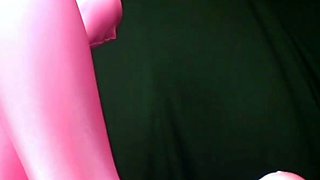 Sharon nylons fetish rubber toy masturbation movie