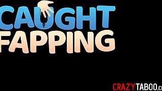 Full-Breasted mom caught during twat licking