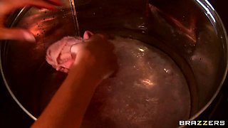 In The Line Of Boner With Johnny Sins, Missy Martinez - Brazzers