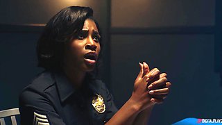 Nicole Kitt's Dark Power in a Uniform Scene