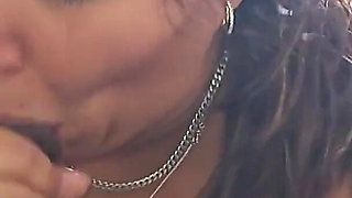 Wild English BBW Sucking BBC - Big Hard Cock Squirting Cum in My Mouth