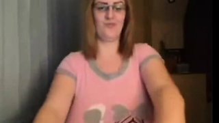 Amateur Camgirl with Huge Natural Tits!