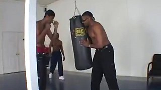Lil Bit More and 6 black men