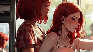 Milky MILFs Breastfeed Each Other on the Bus in New Spicy Toons Hentai