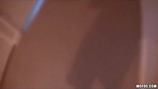 Cheating blondie gets caught fingering and gets help cumming