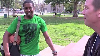 Jamie interracial teen blowjob