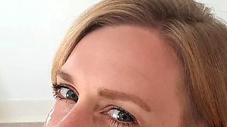 Amateur blonde teen girlfriend toyed and facialized