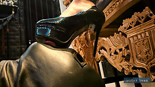 Sheela Sinner Humiliation, Foot-domination, Heel-worship