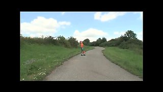 Amateur Teen Outdoor Threesome with Amanda Vamp - Homemade Naked Movie