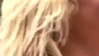 Summer Storm Blonde with natural tits gives blowjob and interracial fuck with CJ Wright