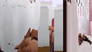 Skinny Rubbing Her Pussy On Roroas Face