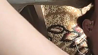 Fucked in the Throat on the Table While She Masturbates the Clitoris and Then Doggystyle Fucked in the Pussy and Cum Inside