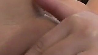 Hot Young Girl Puts Two Fingers in Her Tight Pussy to Enjoy