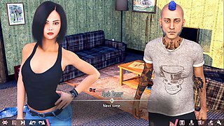 Lesbian anime fun with Misskitty2k in a bathing suit