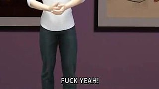 Adventures Of Willy D: Cuckold boyfriend watches his girl losing her virginity with another guy ep 70
