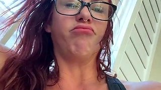 Great Big Boobs On Masturbating Redhead