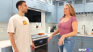 Saucy housewife Nina Starr gets down to business!