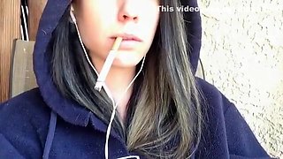 Best homemade Solo Girl, Outdoor porn clip