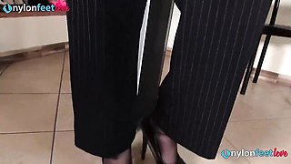 Angel's office sex