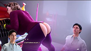 All animated hentai action with high heels and stockings featuring Misskitty2k