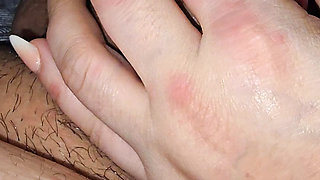 Step mom handjob step son dick under blanket without shame