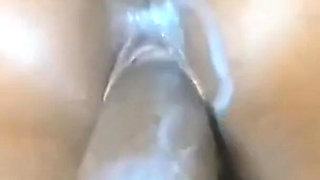 Super Hot Oiled POV Sex with My Ebony Stepsister Until I Explode Cum